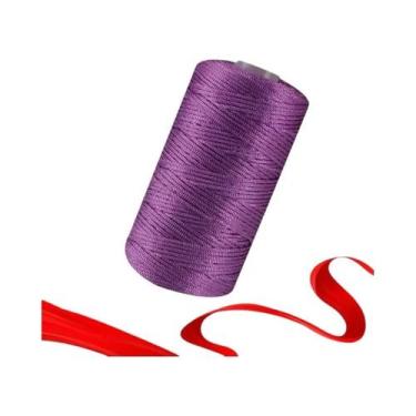 Imagem de Fio De Crochê De Algodão Fino Colorido De 1,5mm 100g Para Tricô Manual