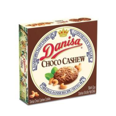 Imagem de Biscoito Amanteigado Danisa Chocolate Castanha De Caju 90G