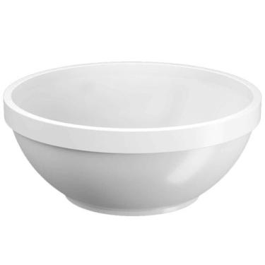 Imagem de 24 Cumbucas Plásticas 500ml Tigelas Açaí Caldos Shimeji Branco Uno Coz