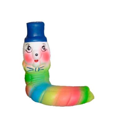 Imagem de Lagarta em Cerâmica Decorativa de Casa e Jardim