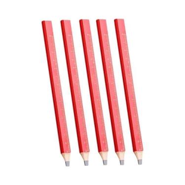 Imagem de Lápis De Marcenaria 10 Peças, Canetas De Marcação De Madeira Com Ponta