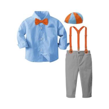 Imagem de Conjunto De Roupa De Aniversário De Halloween Para Meninos Pequenos, T