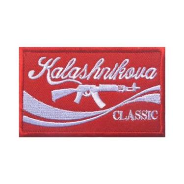 Imagem de Patch Bordado Termocolante De Armas Táticas Militares AK47 Para Roupas