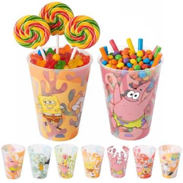 Imagem de 10 Copos Bob Esponja e Turma 320ml Festa Infantil Lembrancinha p/ Saco