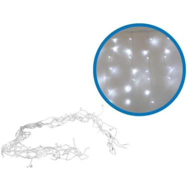 Imagem de Pisca Pisca LED Cascata LED 100 Luzes 2,3 metros com Extensor - Sunway