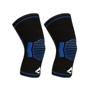 Imagem de Par Joelheira de Compressão Sense Tecnologia Knit 3D 2 unidade Cor Azul Alasca-Unissex