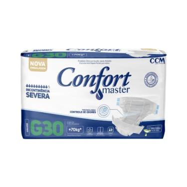 Imagem de Fralda Geriátrica Confort Master Econômico Incontinência, G, 1