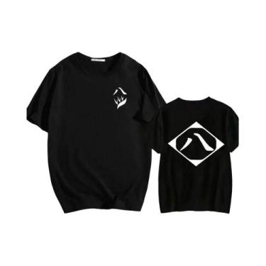 Imagem de Camiseta De Algodão Unissex Bleach Zaraki Kenpachi Com Gola Redonda E 