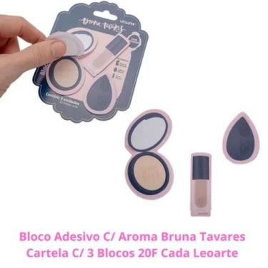 Imagem de Bloco adesivo c/ aroma bruna tavares 3 blocos 20f - leoarte