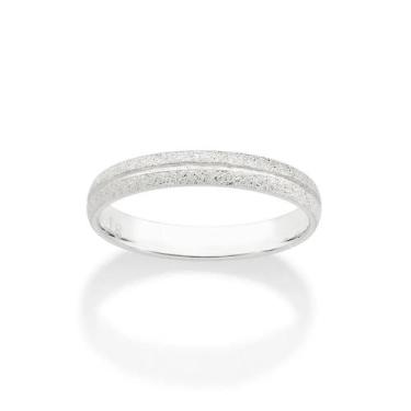 Imagem de Aliança diamantada Compromisso 3mm Rommanel prata 925 810216, 18