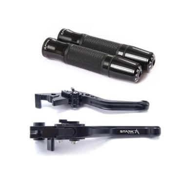 Imagem de KIT Manete Curto e Manopla Esportivo Monster Yamaha Mt03 16 A 24 Yzf R