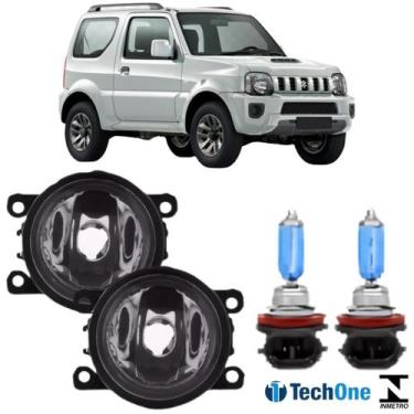 Imagem de Par farol milha suzuki jymmy 2009 a 2020 e super branca - BIBAS