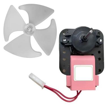 Imagem de Motor Ventilador + Hélice Geladeira Brastemp e Consul 220v