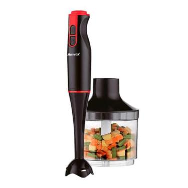 Imagem de Mixer Amvox APR 400 400W 2 Velocidades 2 em 1 110V Preto/Vermelho, Pre