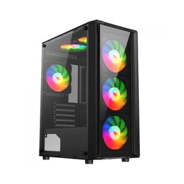Imagem de Gabinete Gamer Liketec Sigma, Mid Tower, Vidro Temperado, ATX, Sem Fon