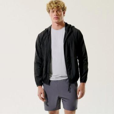 Imagem de Jaqueta Hering Esportiva Corta Vento Masculina, Preto, M