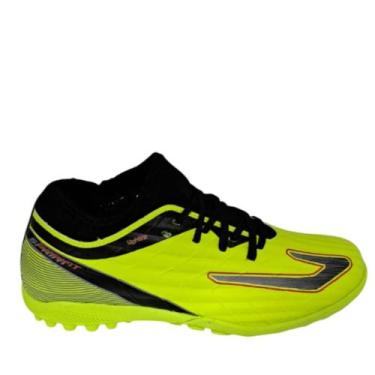 Imagem de Chuteira Topper Society Sprint Infantil Amarelo Neon, 32, Amarelo limã