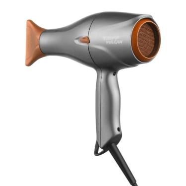 Imagem de Secador de Cabelo Vulcan 2500W - Cinza/laranja / 127v - Taiff, Laranja