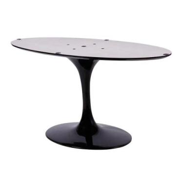 Imagem de Base Mesa Saarinen Tulip Jantar Oval Pequena - Preta - MGSAARINEN