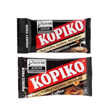 Imagem de Kit Bala De Café e Cappuccino Blister 32g Kopiko