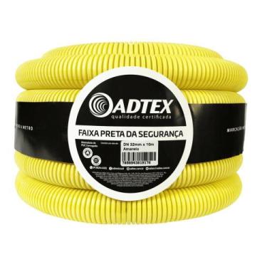 Imagem de Adtex corrugado amarelo 1 polegada 32mm 10 metros