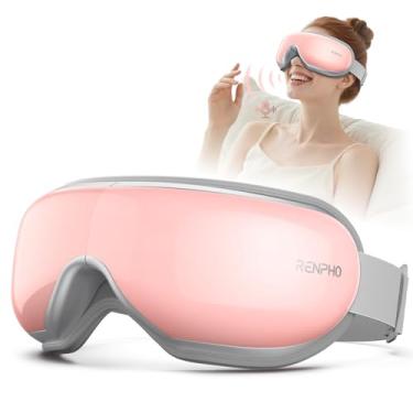 Imagem de RENPHO para a Mãe, Massageador de Olhos com Controle por Voz para Enxaquecas, para Mulheres, Eyeris 1V Bluetooth Music Heated Care Machine, Relaxe e