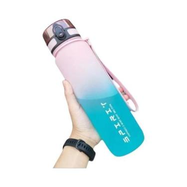 Imagem de Garrafa De Água Esportiva Colorida À Prova De Vazamentos 500ml 650ml 1