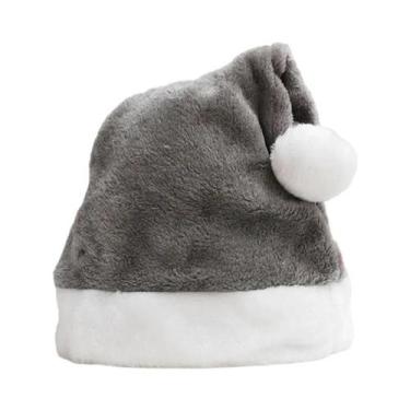 Imagem de Chapéu De Papai Noel Em Veludo Vermelho Para Adultos E Crianças, Acess