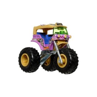 Imagem de Carrinho Hot Wheels Monster Trucks Tuk N Roll HTM46 Mattel, Roxo