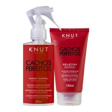 Imagem de Kit KNUT CACHOS: Acqua Thermal 200ml + Gelatina Cachos 150ml
