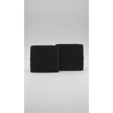 Imagem de Munhequeiras Atoalhadas Curtas Pretas Kit Com 2 - Congratulations Stor