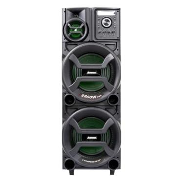 Imagem de Amvox Caixa de Som Amplificada ACA 2201 Pesadão II - 2200W RMS, Bluetooth, Equalizador, USB