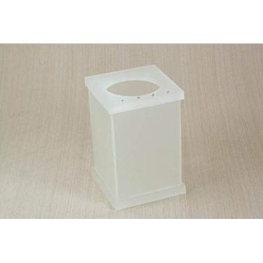 Imagem de Pote Vazado Cristal em Acrílico Com Strass Jateado Decor Acrílicos