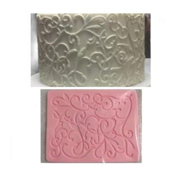 Imagem de Molde De Silicone Renda Arabesco, Acabamento