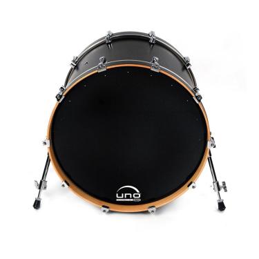 Imagem de Pele Resposta para Bumbo EQ3 Preta 20" Uno by Evans UBD20RB