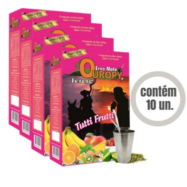 Imagem de Erva Mate Ouropy Tutti Frutti Mentolado Atacado 10un