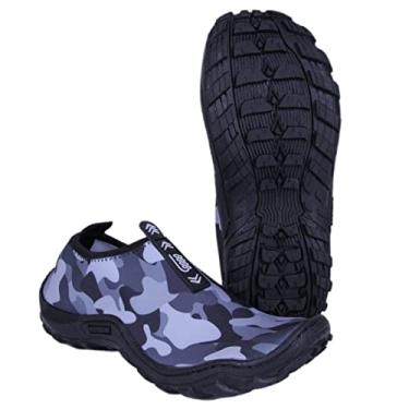 Imagem de Sapatilha Aquatica Tenis Hibrido Neoprene Pesca Esporte Aquatico (35, preto/branco)