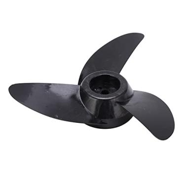Imagem de Hélice elétrica de 3 lâminas, hélice giratória de plástico substituível prática para barcos