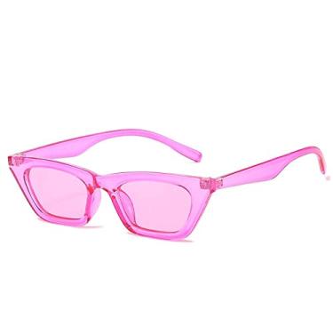 Imagem de Óculos de sol retrô olho de gato feminino vintage cateye óculos de sol feminino moda tons de cor para mulheres lentes de sol mujer, 8, china