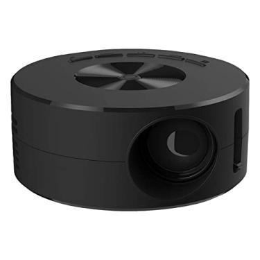 Imagem de Mini Projetor Portátil,Projetor Led Portátil 1080p | Projetor com fio compatível com ao ar livre portátil compatível com smartphone e alto-falante