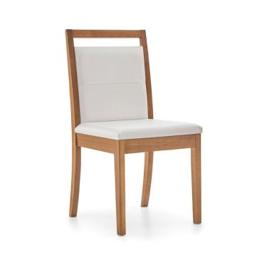 Imagem de Cadeira Viola Linho Creme e Amêndoa