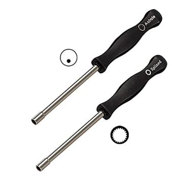 Imagem de HUSWELL Kit de chave de fenda com 21 dentes estriados + A-Circle Carburador ferramenta de ajuste de carburador, kit de ferramentas de ajuste de carburador de ajuste de pequeno motor, ferramenta de ajuste de carburador