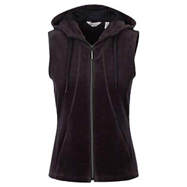 Imagem de Greg Norman Colete feminino Reign Pique aveludado, carbono, pequeno