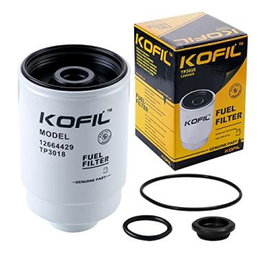 Imagem de Filtro de combustível TP3018 compatível com Duramax 6.6L 4 Micron compatível com Chevrolet Silverado 2001-2016/GMC Sierra 2500 HD 3500 HD substituição TP3012, 19305685, 12664429, 12633243
