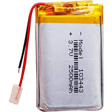 Imagem de Bateria de polímero de lítio 3 7V 103443 2500MAH Game Machine MP3 MP4 MP5 Bateria de lítio GPS Navigator