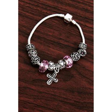 Imagem de Pulseira Life com Berloques rosas