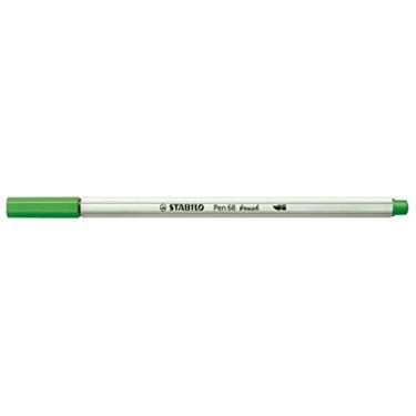 Imagem de Caneta Brush Premium – STABILO Pen 68 brush – Caixa com 10 unidades – Verde Claro