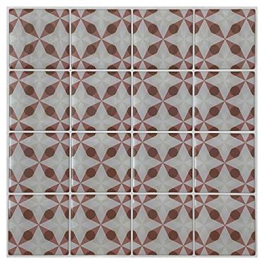 Imagem de Pastilha Adesiva Ornamental Kit 4 Placas Adesivo 3M