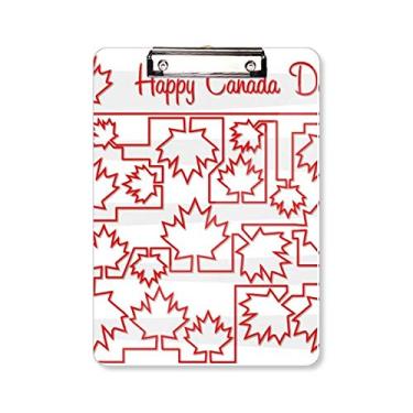 Imagem de Bloco de notas Happy Canada Day 4 de julho, pasta, folha de bordo, placa de apoio A4