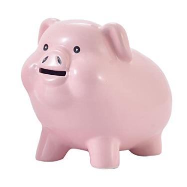 Imagem de Cofrinho de porco de cerâmica para adultos deve quebrar para abrir, cofre de moedas para meninos, caixa de dinheiro para presente, jarra de dinheiro de gorjeta, alcancias de dinero para adultos